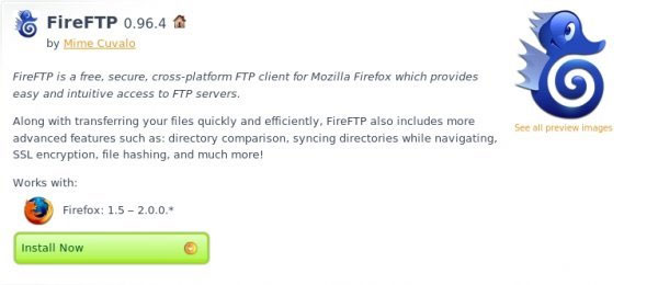 اتصال به سرور ftp با استفاده از مرورگر فایرفاکس