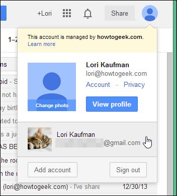 آموزش تصویری افزودن چند اکانت gmail در یک اکانت